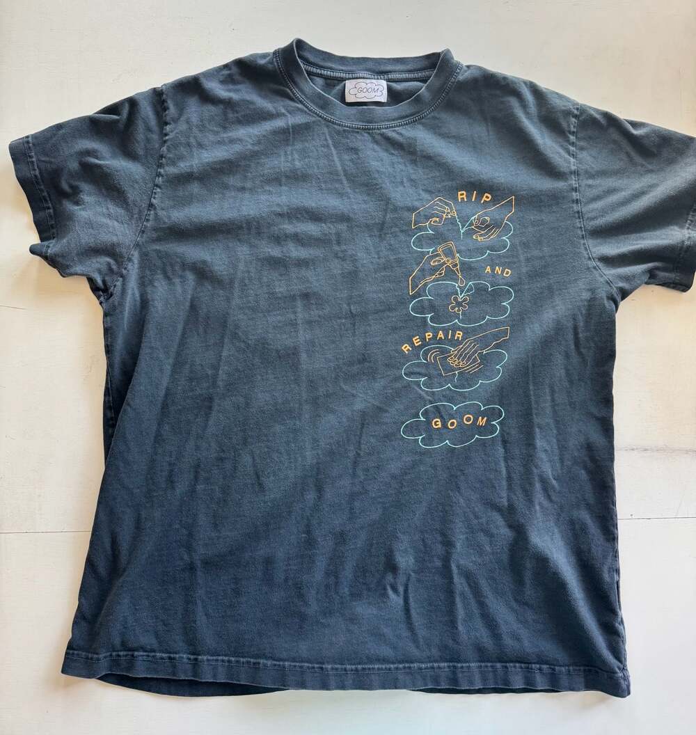 GOOM Ghost Diving Tee Black Graphic T-Shirt